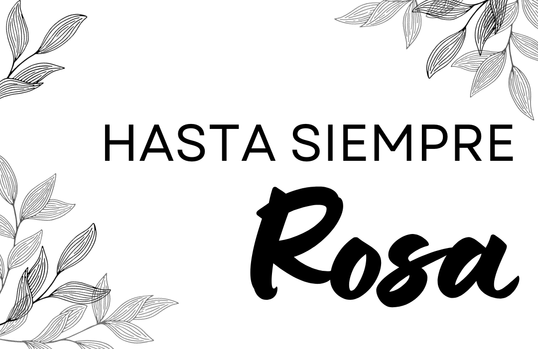 Hasta Siempre, Rosa